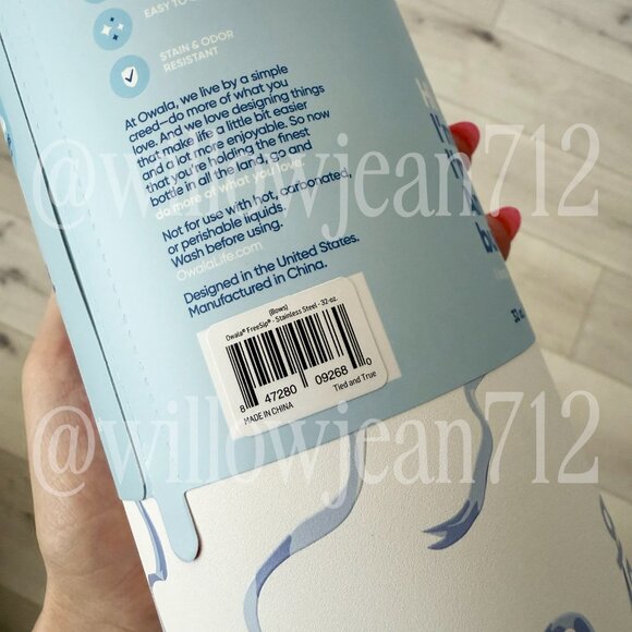 "Tied and True" Bow Owala - 32 oz Freesip - Limited Edition UO Color - Picture 7 of 9